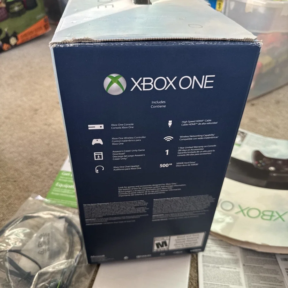 Xbox One Assassin's Creed Unity Console Box Headset &‎ Inserts Only 
